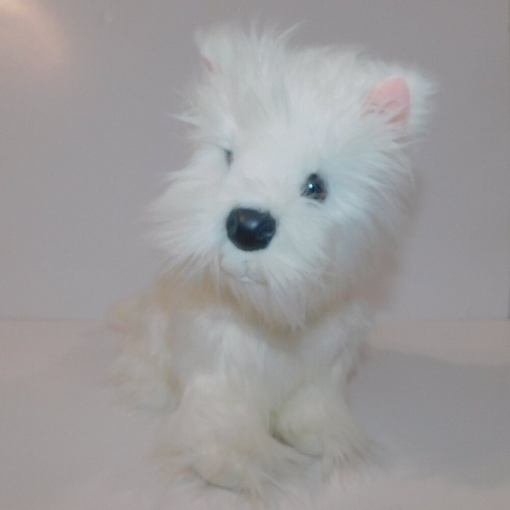 West Highland White Terrier Westie Gigi Douglas Cuddle Toy 13" Plush VTG 2001